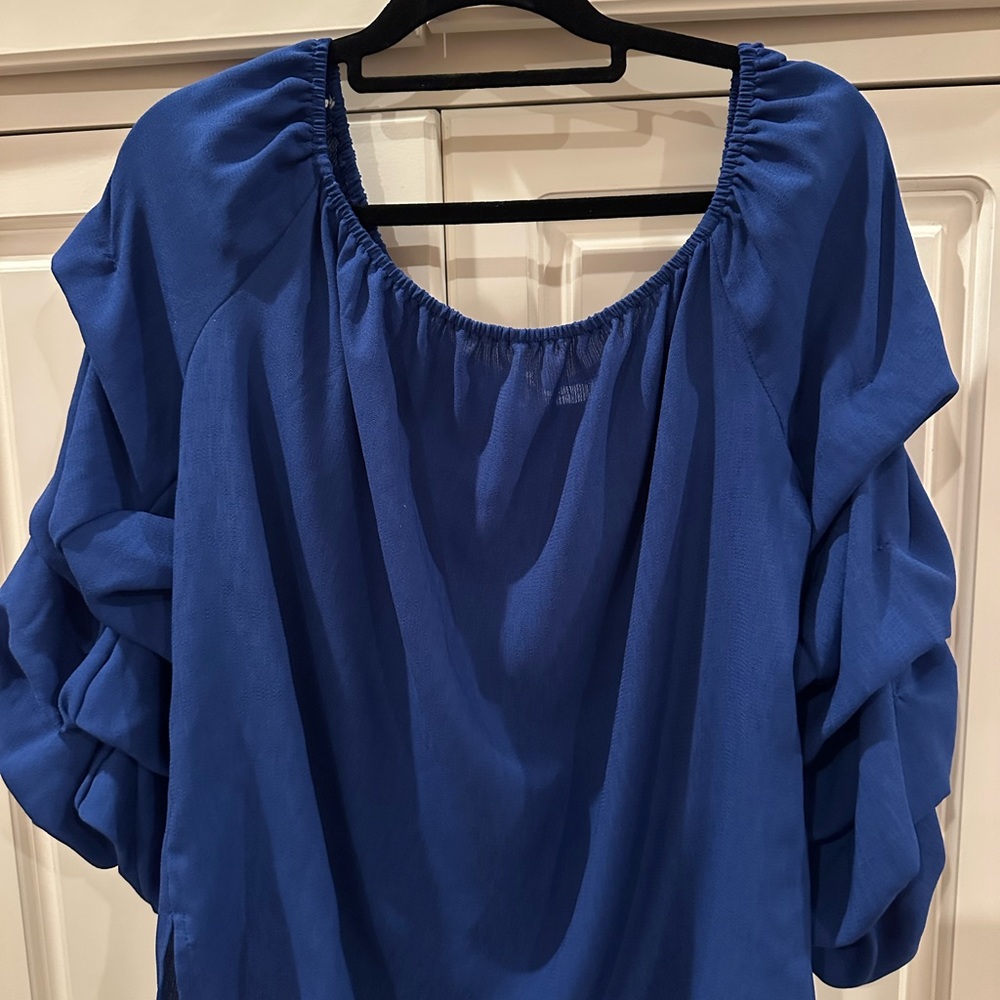 Symphony Royal Blue Blouse